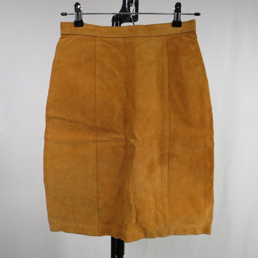Fox Run Tan Suede Skirt